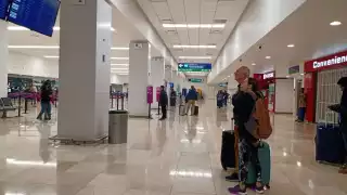 Con 41 minutos de adelanto aterrizó el vuelo 448 de Tijuana, primero de los 17 vuelos previstos entre las 05:00 y las 11:00 horas