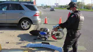 El accidente se dio cerca de una gasolinera