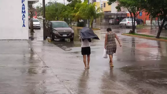 Se esperan lluvias por el Frente Frío en Campeche