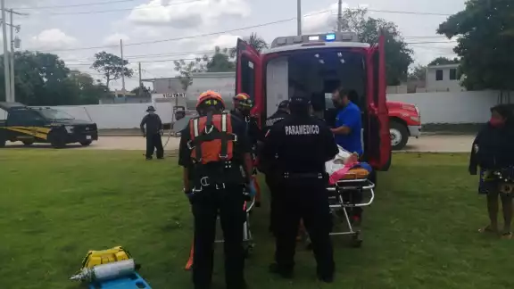 Paramédicos atendieron a la menor de Valladolid
