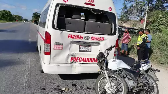 Cuatro personas resultaron heridas tras el choque