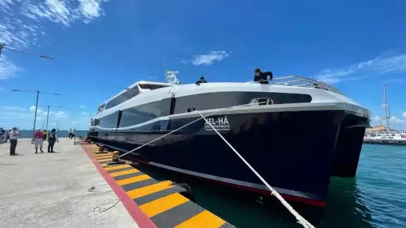 Las operaciones de Xcaret en la Ruta Marítima Cancún-Isla Mujeres estaban planeadas para iniciar en agosto, pero tuvieron atrasos
