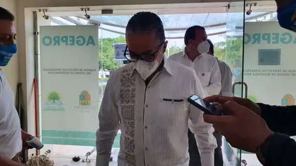 El fiscal estuvo presente en el evento de Aniversario de la Constitución hoy