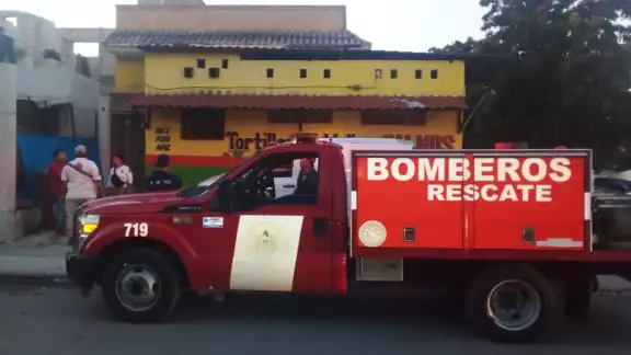 La fuga de gas fue al interior de un molino y tortillería del fraccionamiento Villamar 1 La fuga de gas fue al interior de un molino y tortillería del fraccionamiento Villamar 1