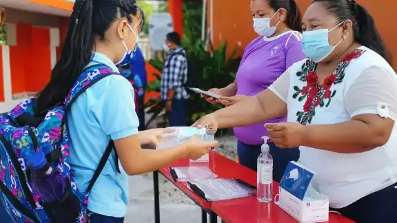 El mensaje se basó en analizar tema de clases presenciales ante la cuarta ola de contagios que se vive en México El mensaje se basó en analizar tema de clases presenciales ante la cuarta ola de contagios que se vive en México