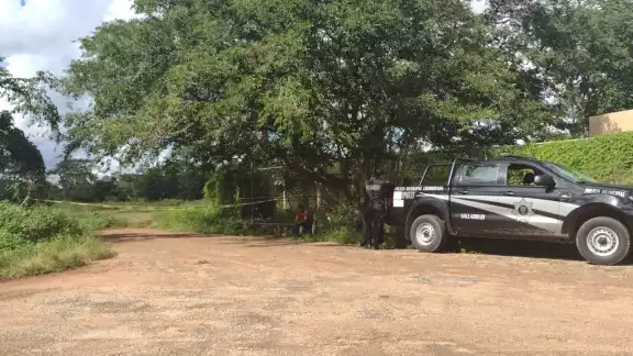 El lesionado fue llevado a un hospital