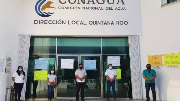 Los colaboradores sindicalizados indicaron que el responsable del Área de Agua Potable de la Conagua en Q.Roo los maltrata Los colaboradores sindicalizados indicaron que el responsable del Área de Agua Potable de la Conagua en Q.Roo los maltrata