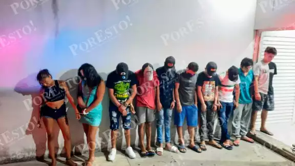 Los jóvenes fueron enviados a la dirección de seguridad de Cozumel Los jóvenes fueron enviados a la dirección de seguridad de Cozumel