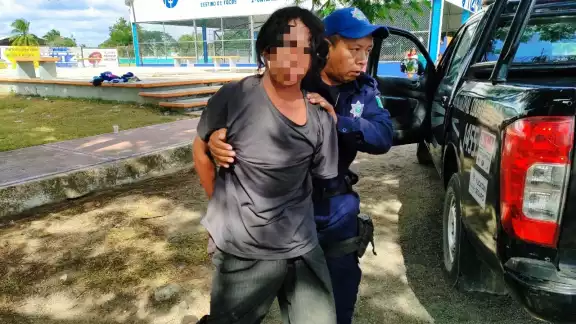 El hombre fue detenido y trasladado a la cárcel municipal de Tizimín El hombre fue detenido y trasladado a la cárcel municipal de Tizimín