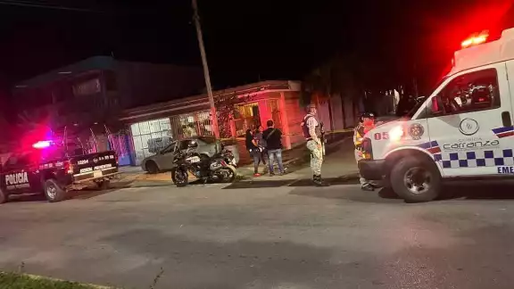 Autoridades llegaron al lugar, sólo encontrando la bicicleta de la víctima Autoridades llegaron al lugar, sólo encontrando la bicicleta de la víctima