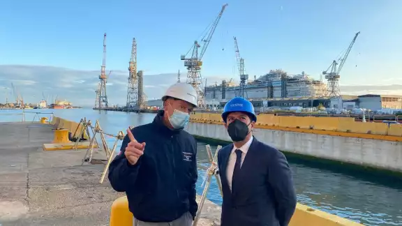 Según lo acordado, la empresa Fincantieri se encargará del diseño y construcción de un nuevo astillero en Yucatán Según lo acordado, la empresa Fincantieri se encargará del diseño y construcción de un nuevo astillero en Yucatán