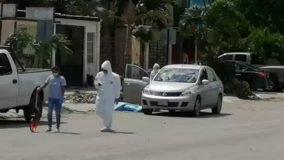 Los hechos ocurrieron a escasos metros del edificio de la Secretaría General de Seguridad Pública. Foto: Por Esto!