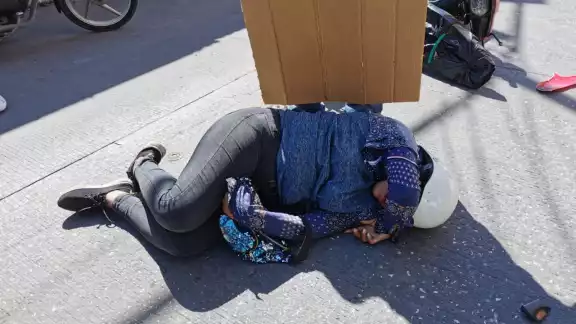 El percance ocurrió alrededor de las 14:50 horas, sobre la calle 39 esquina con 32 de la Colonia Centro El percance ocurrió alrededor de las 14:50 horas, sobre la calle 39 esquina con 32 de la Colonia Centro