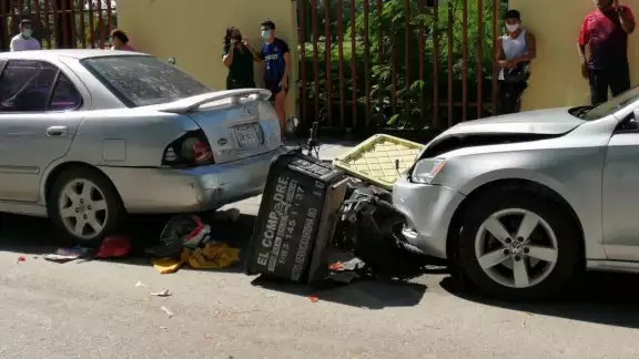 El suceso ocurrió sobre la avenida Nicolás Bravo El suceso ocurrió sobre la avenida Nicolás Bravo
