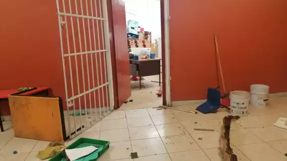 Los ladrones dañaron las instalaciones de este Jardín de Niños en Chetumal Los ladrones dañaron las instalaciones de este Jardín de Niños en Chetumal