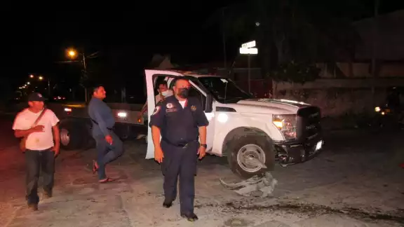 La grúa sufrió un golpe duro La grúa sufrió un golpe duro