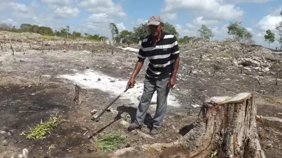 En el recorrido de Por Esto! Quintana Roo, se pudo observar varios terrenos carentes de lluvia En el recorrido de Por Esto! Quintana Roo, se pudo observar varios terrenos carentes de lluvia
