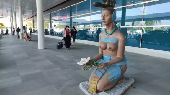Será una Diosa Maya, sin embargo, esta no tiene nada que ver con Jesucristo, hijo de Dios, dijo la mujer