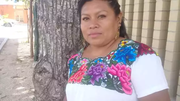 Luceli Tun audicionó y fue elegida para participar en el
filme navideño rodado en Mayakoba.