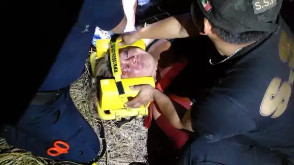 Posteriormente fueron auxiliadas por paramédicos de la SSP Yucatán
