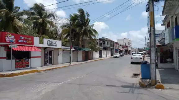 Algunos comercios recibieron llamadas de extorsión, por lo que decidieron cerrar sus negocios.