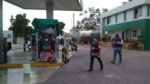 Al lugar llegó la Secretaría de Seguridad Pública (SSP), bomberos y personal de Protección Civil de Yucatán