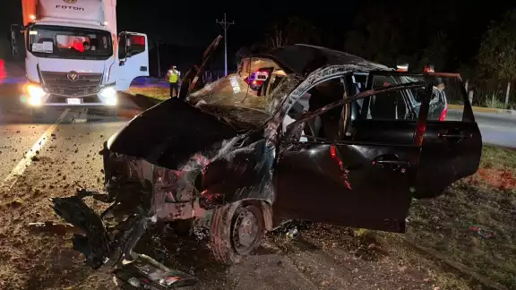 Los cinco tripulantes resultaron heridos, dos de gravedad entre ellos