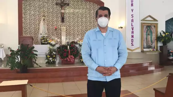 El sacerdote Raúl Sánchez Alonso anunció que los festejos decembrinos no se realizarán. El sacerdote Raúl Sánchez Alonso anunció que los festejos decembrinos no se realizarán.