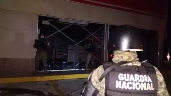El incidente fue atendido por elementos de la Guardia Nacional Foto: Jazmín Rodríguez