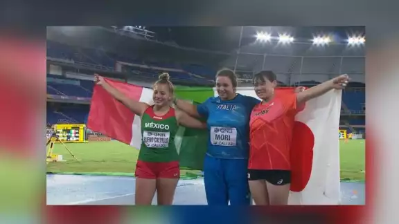 La lanzadora de martillo originaria de México logró subir al podio y establecer un hecho histórico en el deporte en el país La lanzadora de martillo originaria de México logró subir al podio y establecer un hecho histórico en el deporte en el país