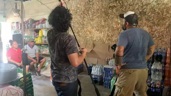 En la producción participa Sac Nicté Novelo, directora de la casa productora "Escena 7" En la producción participa Sac Nicté Novelo, directora de la casa productora "Escena 7"