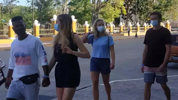 Los turistas decidieron Valladolid para poder visitar la zona arqueológica de Chichén Itzá