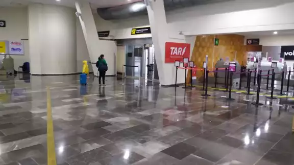 El aeropuerto de Ciudad del Carmen siguió operando con normalidad El aeropuerto de Ciudad del Carmen siguió operando con normalidad