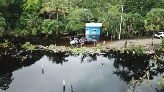 Afectaciones por la tormenta tropical ‘Cristóbal’ que afectó la zona sur de Quintana Roo (Abraham Cohuó)