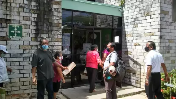 Rafael Yañez Castro quien está demandado por el despojo de 30 hectáreas de terreno no llegó a la audiencia