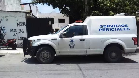 Acudieron los servicios periciales de la Fiscalía General del Estado