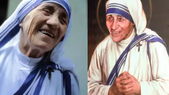 La Madre Teresa de Calcuta fue beatificada por Juan Pablo II el 19 de octubre de 2003, instaurando el 5 de septiembre como su fiesta patronal La Madre Teresa de Calcuta fue beatificada por Juan Pablo II el 19 de octubre de 2003, instaurando el 5 de septiembre como su fiesta patronal