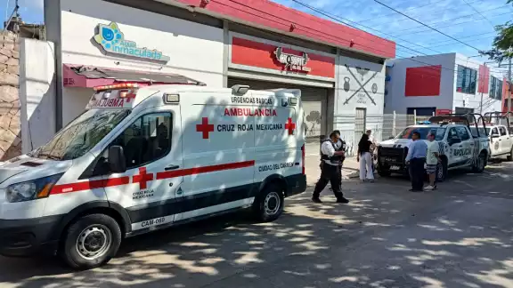 Paramédicos arribaron al lugar