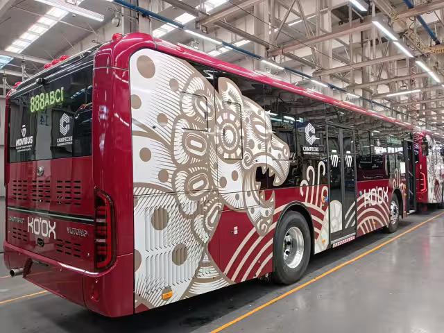 El nuevo sistema de transporte público Ko'ox en Campeche eliminará las paradas en cada esquina