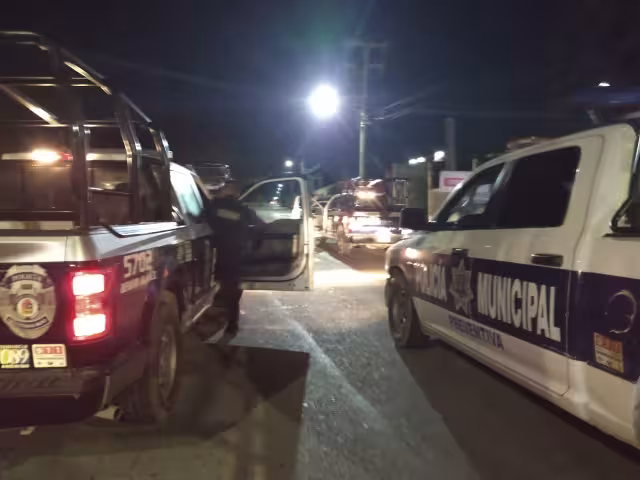 Los policías acudieron al lugar de los hechos