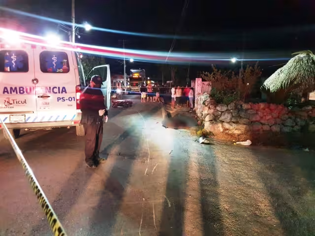 Gaspar perdió el control de su motocicleta y se proyectó contra la albarrada de un predio