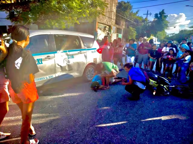 Paramédicos brindaron atención prehospitalaria a los lesionados