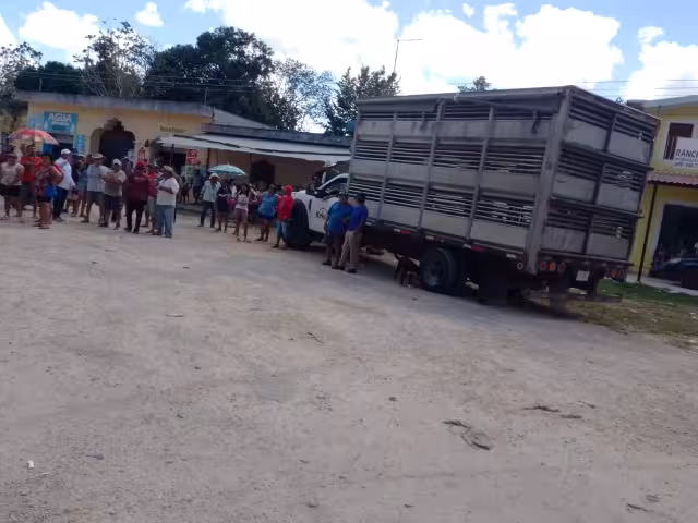 El bloqueo se mantuvo por varias horas en Sitilpech