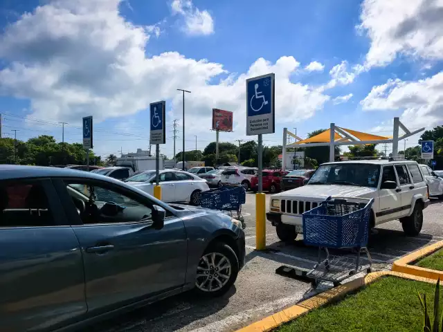 Llanta de Perro denuncia falta de civismo en estacionamientos accesibles