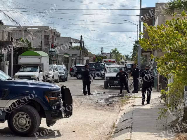 Ejecutan a hombre en Casas del Mar, Cancún; agresores huyeron en motocicleta