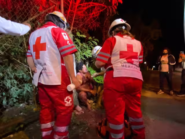 Uno de los afectados presentó una herida profunda a la altura del pecho