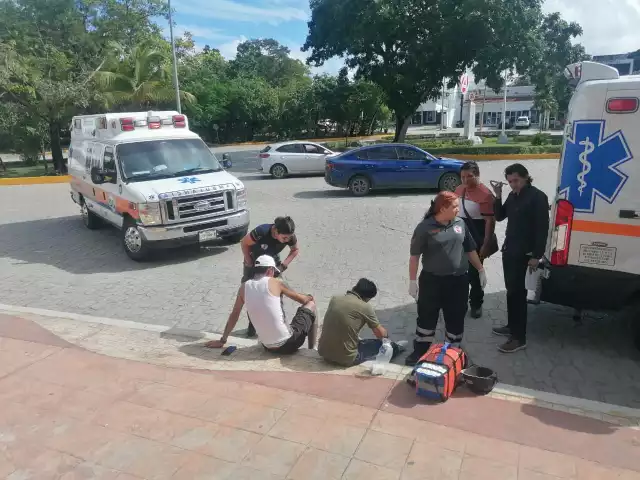 El accidente ocurrió en la glorieta Rotary Engines, sobre la avenida Nader.