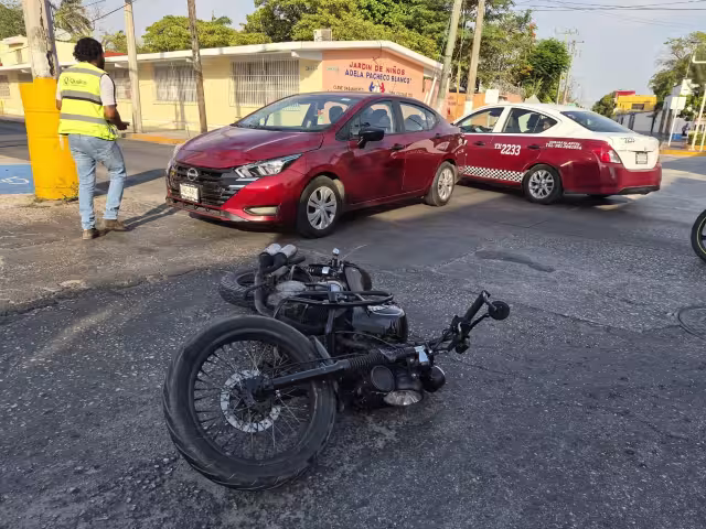 Accidentes de motociclistas aumentaron hasta 40% en Ciudad del Carmen.