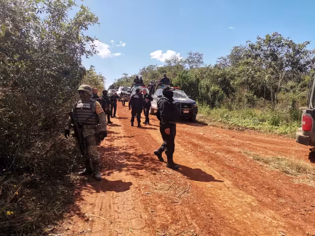 El hallazgo ocurrió junto a la carretera estatal que conduce a Santa Rosa Xtampak.