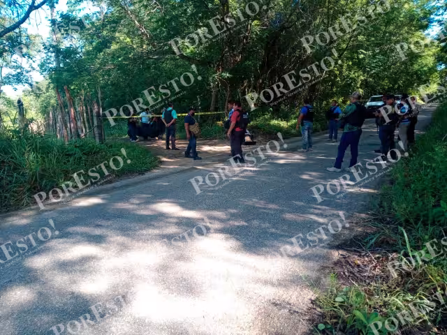 Ante el reporte elementos policiales llegaron al lugar de los hechos